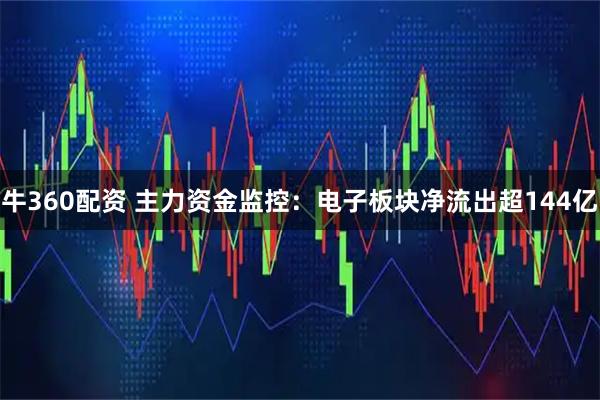 牛360配资 主力资金监控：电子板块净流出超144亿